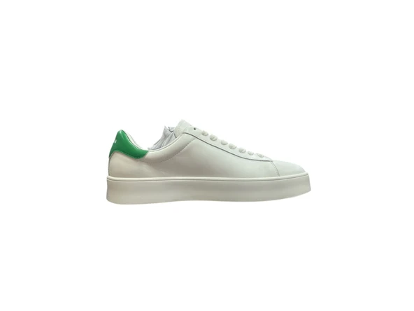 Lufian Anton Erkek Hakiki Deri Sneaker Beyaz Yeşil 111230254 ürün görseli 1