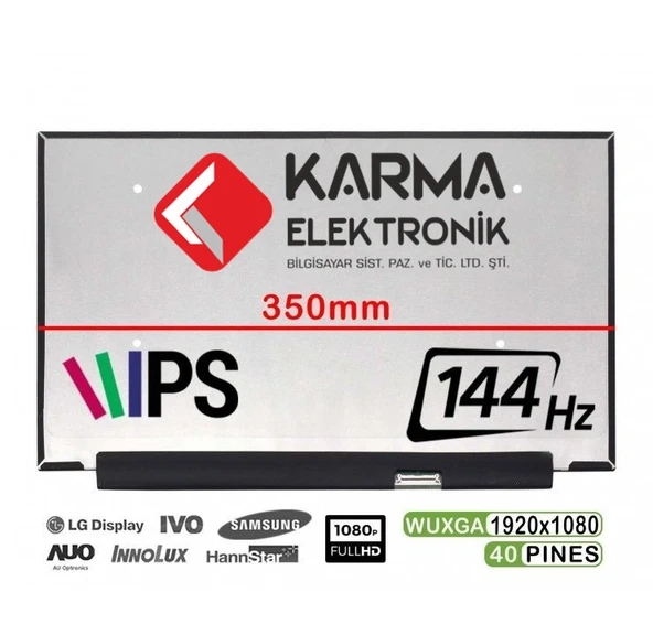 Casper Excalibur G870.1265-BFA0A-B uyumlu Notebook Lcd Ekran, Panel - Resim 2