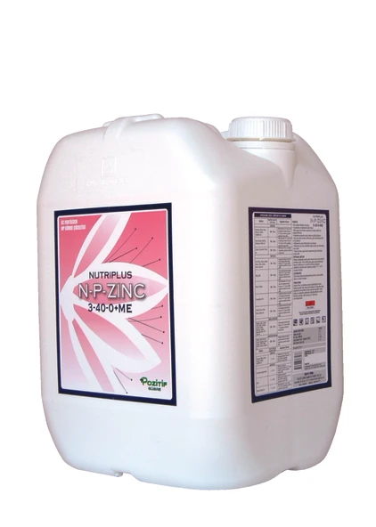 Nutrıplus N-p Zinc 3-40-0 Azot Fosforlu Çinko Içerikli Sıvı Gübre Çiçeklendirici 20 Litre ürün görseli 1