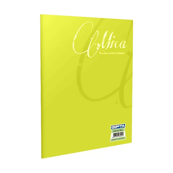 GIPTA MİCA PLASTİK KAPAK DEFTER A4 KARELİ 40 YAPRAK (1703) ürün görseli 1