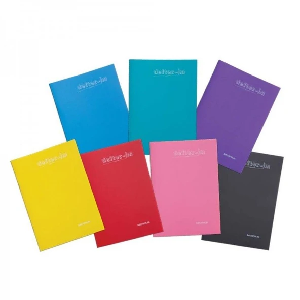 MOPAK PASTEL PLASTİK KAPAK DEFTER A4 ÇİZGİLİ 40 YAPRAK ürün görseli 1