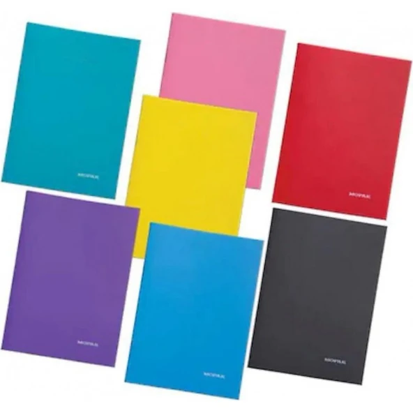 MOPAK PASTEL PLASTİK KAPAK DEFTER A5 KARELİ 60 YAPRAK ürün görseli 1