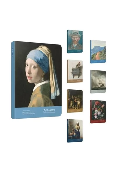 GIPTA ART MASTER KARTON KAPAK DEFTER 19X26 KARELİ 60 YAPRAK (3663) ürün görseli 1