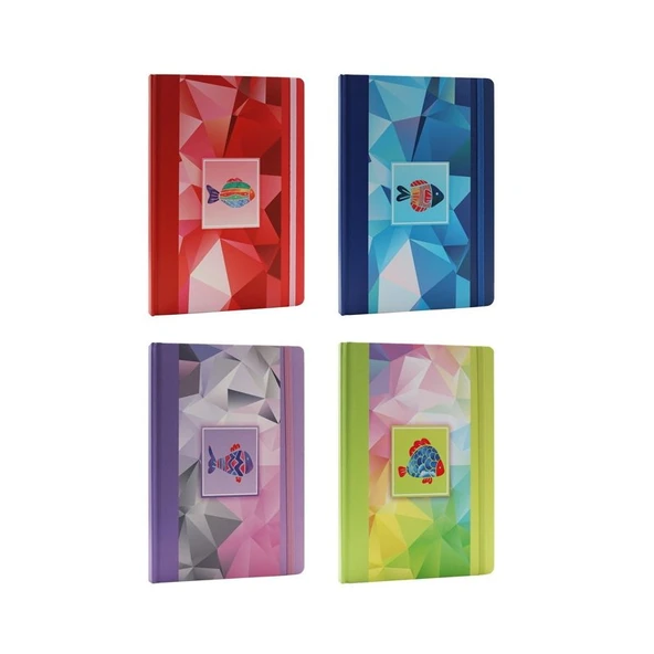 KESKİN KISMET CİLTLİ DEFTER 17x24 DÜZ 96 YAPRAK (415980) ürün görseli 1