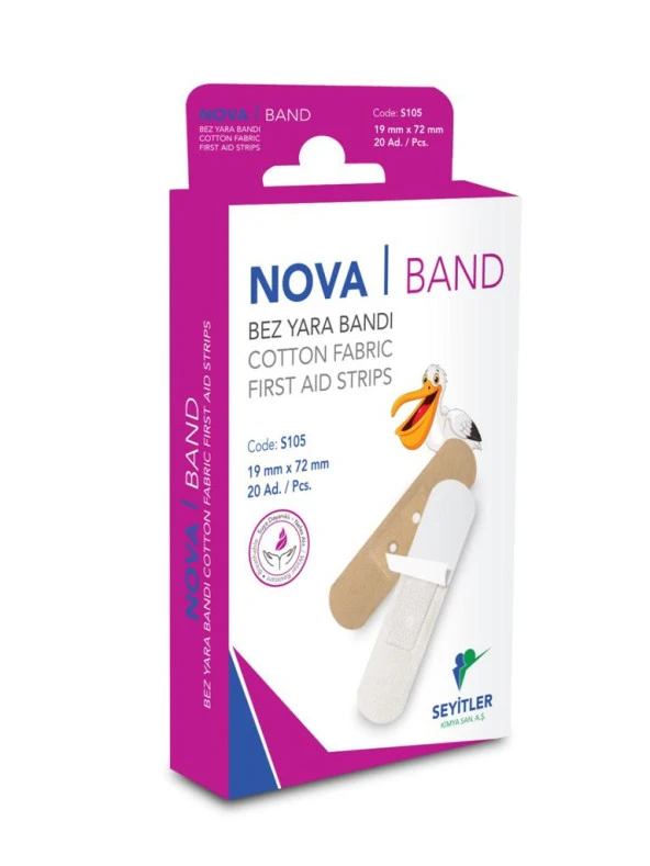 NOVA BAND BEZ YARA BANDI 20 ADET 1 KUTU ürün görseli 1