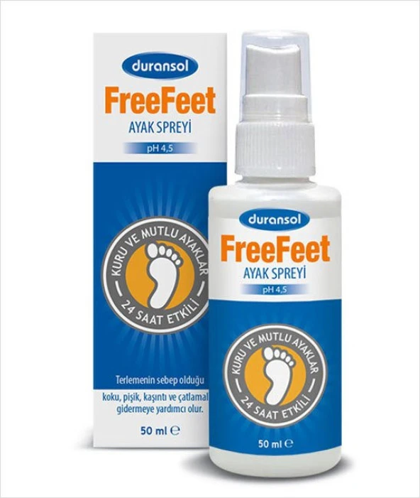 DURANSOL FREE FEET AYAK SPREYİ 50 ML ürün görseli 1