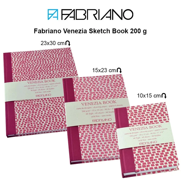 Fabriano Venezia Sketch Book 200g 48 Yaprak ürün görseli 1