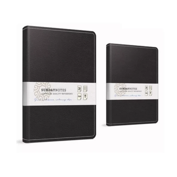 GIPTA SUNDAY DERİ KAPAK DEFTER 19x26 KARELİ 140 YAPRAK (4928) ürün görseli 1