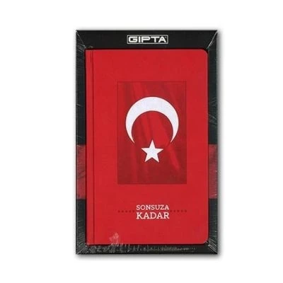 GIPTA SONSUZA DERİ KAPAK DEFTER 13x21 ÇİZGİLİ 120 YAPRAK (6501) ürün görseli 1