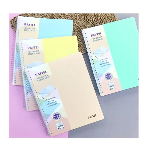 KESKİN PASTEL PROJE SUNUM DEFTERİ A4 KARELİ 80 YAPRAK (353402) ürün görseli 1