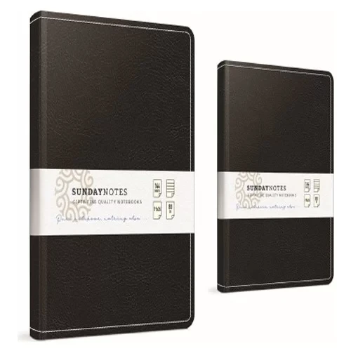 GIPTA SUNDAY DERİ KAPAK DEFTER 19x26 ÇİZGİLİ 140 YAPRAK (4924) ürün görseli 1