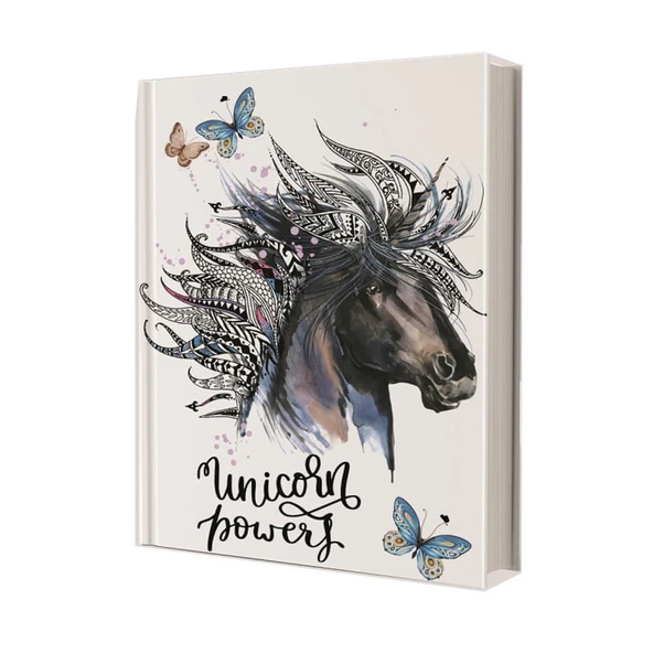 Deffter Unicorn Power Çizgili Defter 14x20 cm 96 Yaprak 64625-8 ürün görseli 1