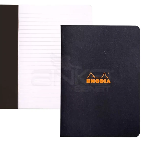 Rhodia Basic Siyah Kapak Defter 80g 48 Yaprak 148x210mm ürün görseli 1