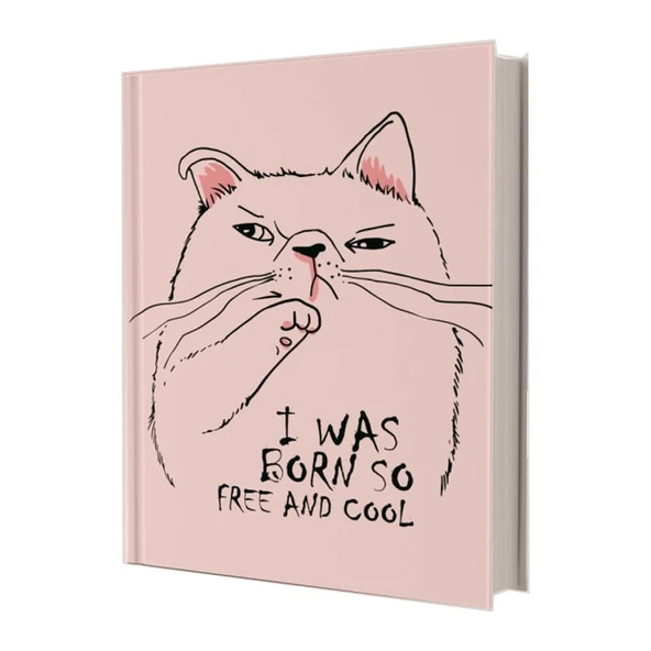 Deffter Free And Cool Çizgili Defter 14x20 cm 96 Yaprak 64627-2 ürün görseli 1
