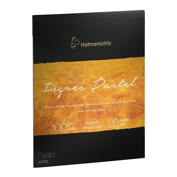 Hahnemühle Ingres Pastel Defteri 100g 24x31cm 20 Yaprak Beyaz ürün görseli 1