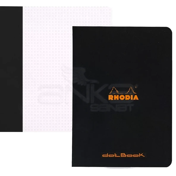 Rhodia Basic Siyah Kapak Defter 80g 48 Yaprak 210x297mm ürün görseli 1