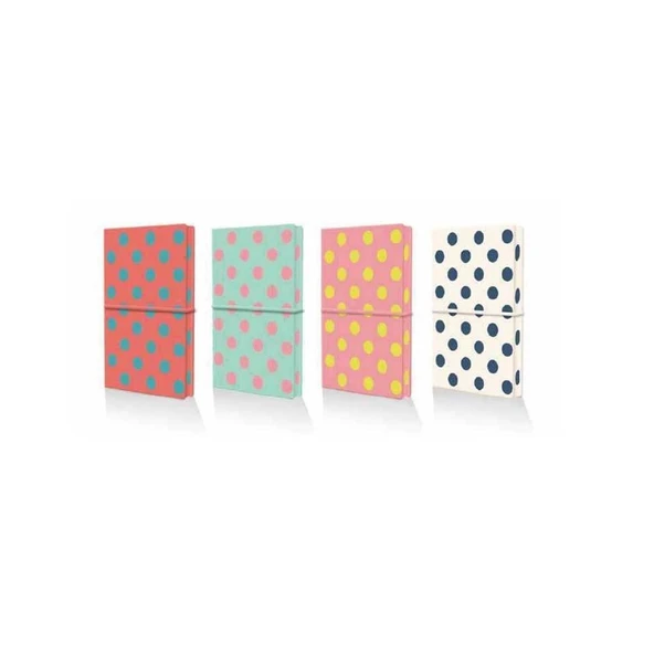Mopak 19X25 Puantiyeli Suni Deri Defter Kareli 0023 ürün görseli 1