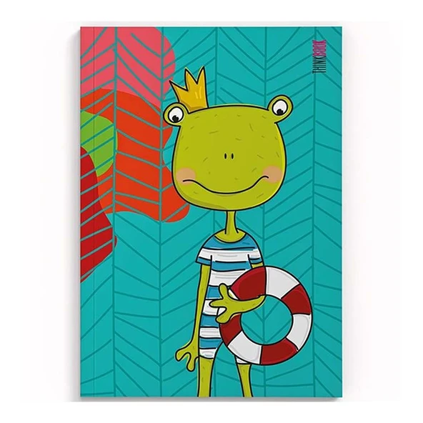 Thinkbook 13x21 Renkli Yaz Minnak Kurbağa ürün görseli 1