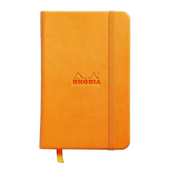 Rhodia Boutıque Sert Kapak Defter Noktalı Turuncu 9x14cm ürün görseli 1