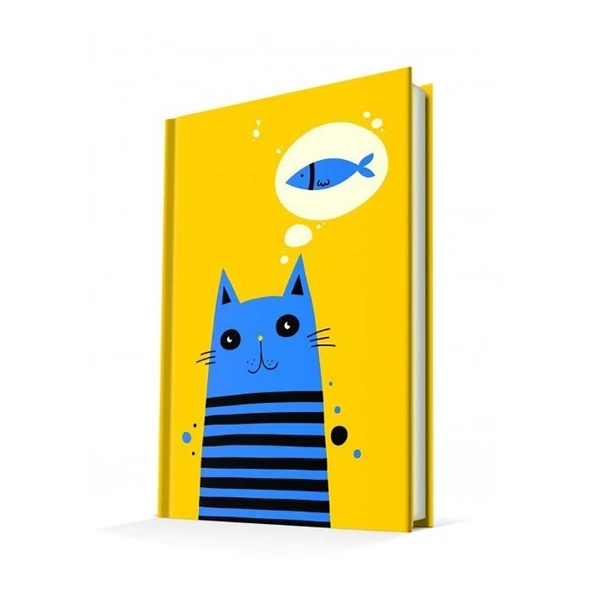 Deffter Cat’s Dream Sert Kapak Çizgili 14*22 64459-9 ürün görseli 1