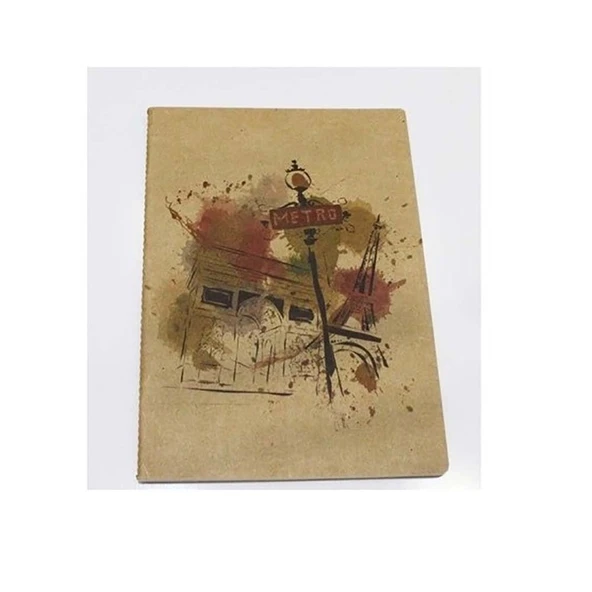 Liz Kf15 Kraft Kapak 15X21 96 Yp Kareli Defter ürün görseli 1