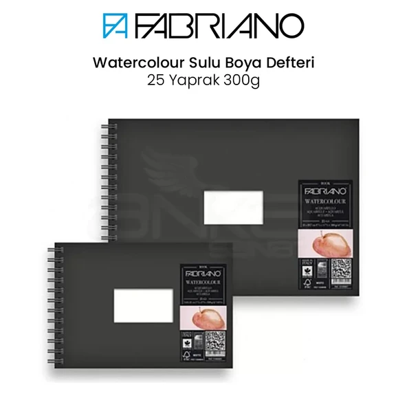 Fabriano Watercolour Sulu Boya Defteri 25 Yaprak 300g ürün görseli 1