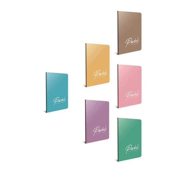 Gıpta Pastels Tel Dikişli Plastik Kapak Çizgili Defter A4 100 Yaprak ürün görseli 1
