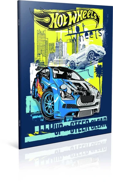 Gıpta Hot Wheels Tel Dikişli Karton Kapak Defter A6 48 Yaprak ürün görseli 1