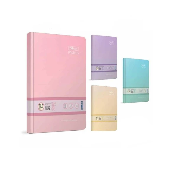 Gıpta Defter Thebook Past İp Dikişli Sert Kapak 17x24 cm 120 Yaprak Kareli ürün görseli 1