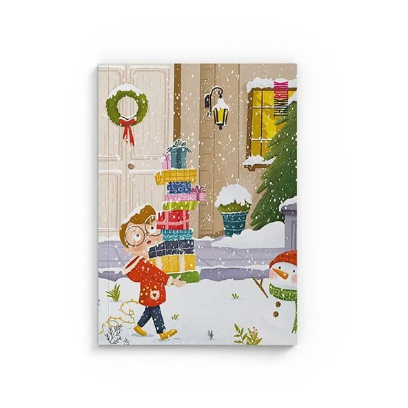 Thinkbook Kış Serisi Noel Heyecanı 10,5x14 96 Sayfa Çizgisiz Defter ürün görseli 1