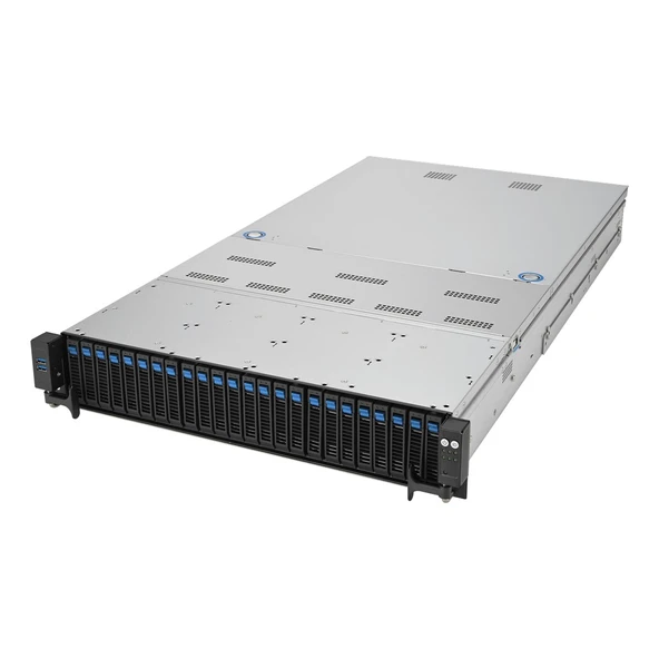 ASUS  RS720A-E11-RS24U/10G 1+1 2600W GPU DESTEKLI BAREBONE SERVER ISLEMCI YOK-RAM YOK-DISK YOK-FREEDOS   ürün görseli 1