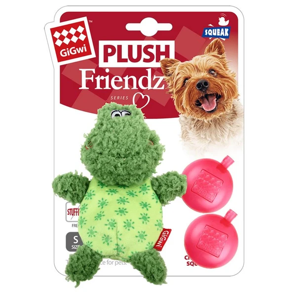 Gigwi Plush Friendz Sesli Peluş Kurbağa Oyuncağı ürün görseli 1