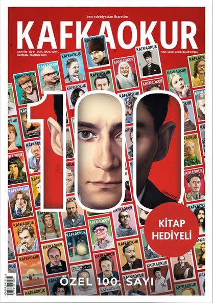 Kafkaokur Dergi 100.Sayı Haziran 2025 - Kitap Hediyeli ürün görseli 1