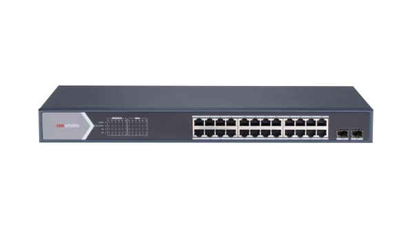 HIKVISION DS-3E1526P-SI 24XGE+2XGE/SFP 370W F.GİGABİT POE SWİTCH ürün görseli 1