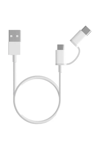 AXYA 2 In 1 Usb Kablo Micro Usb Ve Usb C (type C - 100 Cm) ürün görseli 1