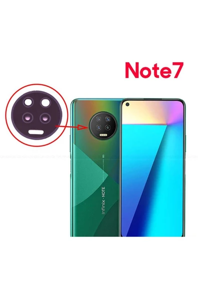 AXYA Infinix Note 7 Kamera Lensi Camı X690B-X690 ürün görseli 1