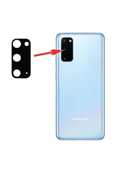 AXYA Samsung Galaxy S20 G980F Kamera Lens Camı ürün görseli 1