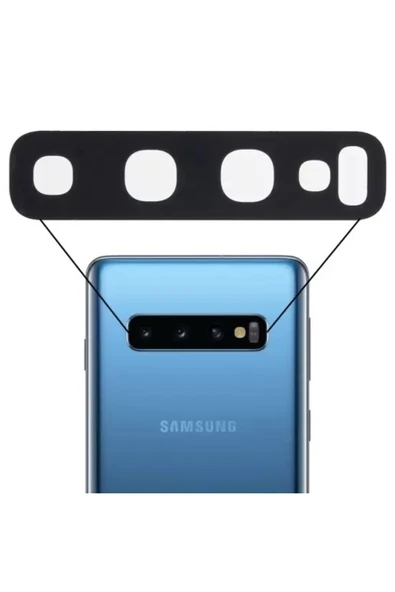 AXYA SAMSUNG GALAXY S10 PLUS KAMERA LENS CAMI - Resim 2