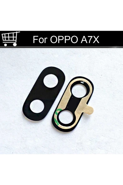 AXYA Oppo A7x Kamera Lens Camı+Yapışkan ürün görseli 1