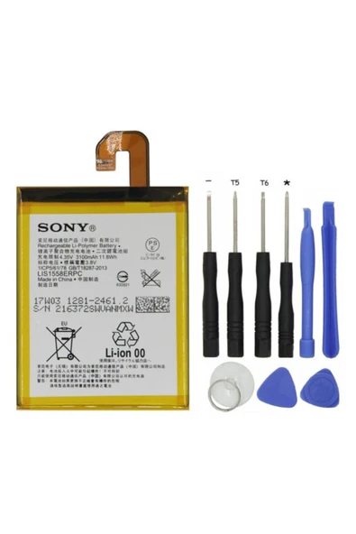 AXYA Sony Xperia Z3 Batarya Pil ve Tamir Seti LIS1558ERPC ürün görseli 1