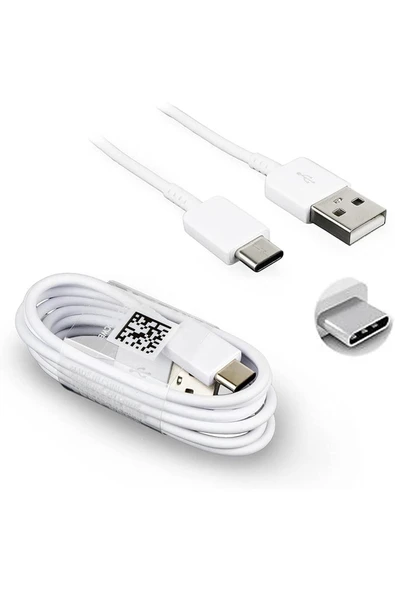 AXYA Samsung Hızlı Şarj Ve Data Kablosu (usb-c) - Beyaz ürün görseli 1