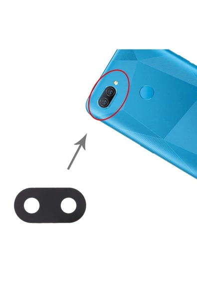 AXYA Oppo A12 Kamera Lens Camı CPH2083 - Resim 2