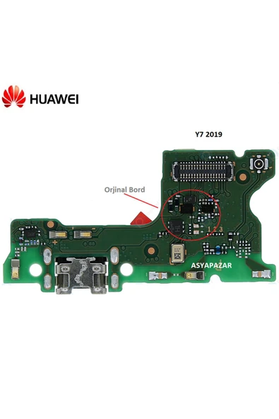 AXYA Huawei Y7 2019 Şarj Soket Mikrofon Bordu DUB-LX1 ürün görseli 1