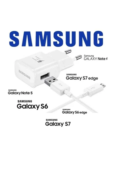AXYA Samsung S6 S7 Edge Note 4 Note 5 Hızlı Şarj Cihazı Şarj Aleti ürün görseli 1