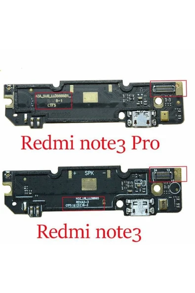 AXYA Xiaomi Redmi Note 3 Şarj Soket Mikrofon Bordu ürün görseli 1