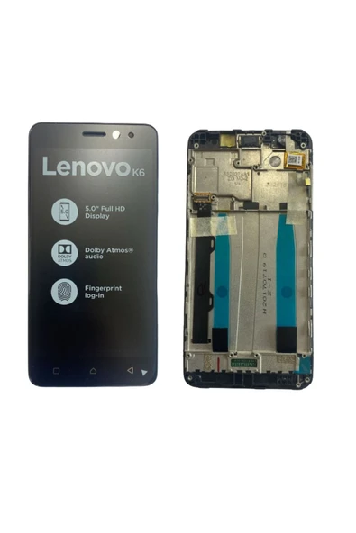 AXYA Lenovo K6 Lcd Uyumlu Çıtalı Ekran Servis K33a48 Gold ürün görseli 1