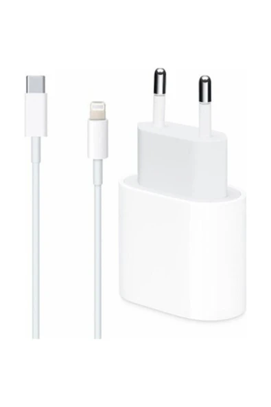 AXYA iPhone Uyumlu  Hızlı Şarj Aleti 20W + Usb-C Kablosu ürün görseli 1