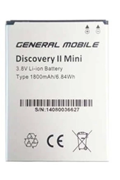 AXYA General Mobile Discovery 2 Mini Pil Batarya ürün görseli 1