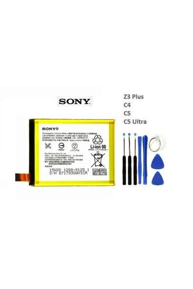 AXYA Sony Xperia Z3+Plus Z4 C5 LIS1579ERPC Batarya Pil ve Tamir Seti ürün görseli 1