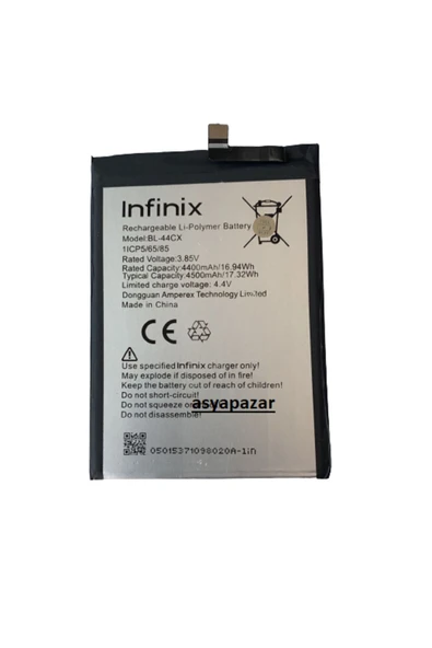 AXYA Infinix Zore 8 Pil Batarya BL-44CX ürün görseli 1